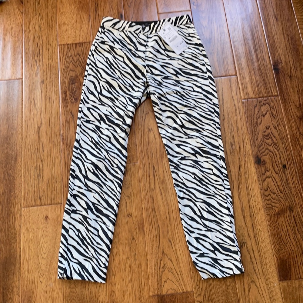 Zara Zebra Pants - NEW WITH TAGS